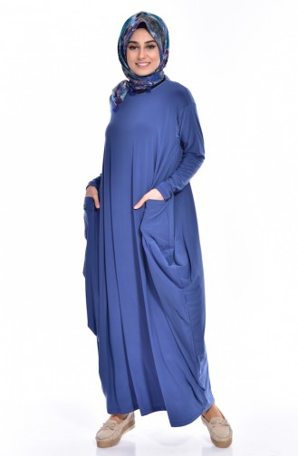 Indigo Abaya 1646-05