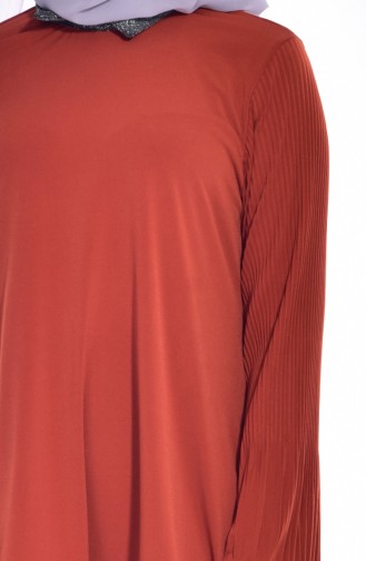 Ensemble Deux Pieces Tunique Jupe a Paillette 1950-05 Brique 1950-05
