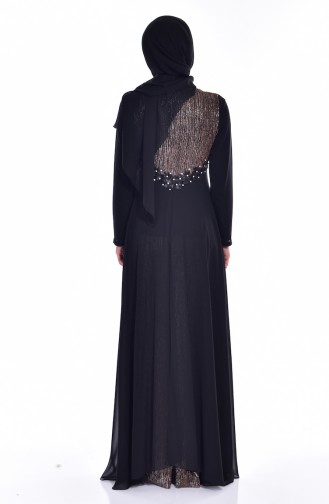 Copper Hijab Evening Dress 1717890-02