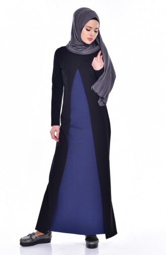 Robe Hijab Noir 2895-10