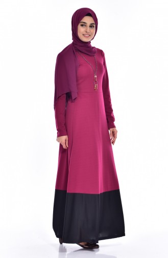 Black Hijab Dress 3752-05