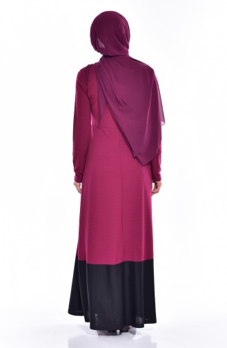 Black Hijab Dress 3752-05