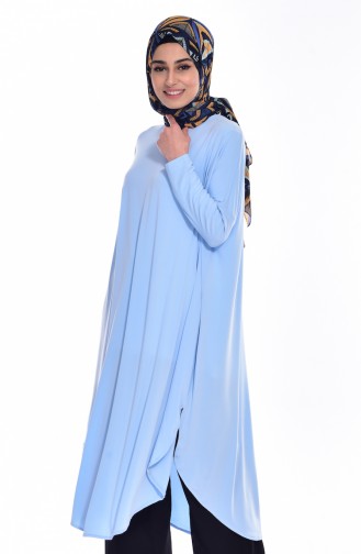 Slit Tunik 17351-17 Baby Blue 17351-17