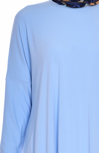 Slit Tunik 17351-17 Baby Blue 17351-17