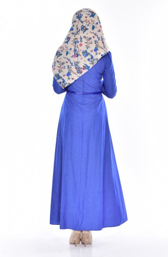 Robe Hijab Blue roi 3023-05