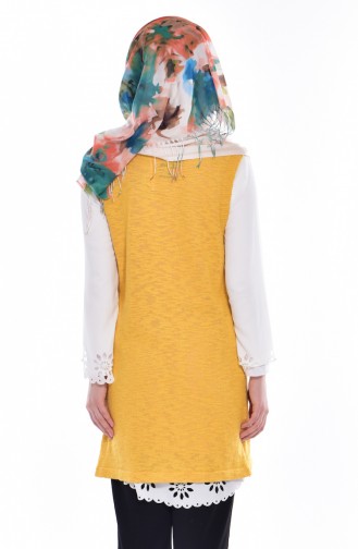 Triko Yelek 2106-01 Sarı