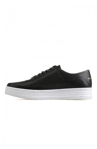 Bağcıklı Sneaker 0001-01 Siyah