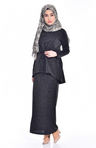 Tunik Etek İkili Takım 1951-01 Siyah