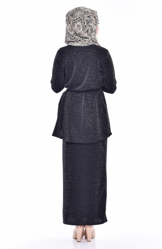 Tunik Etek İkili Takım 1951-01 Siyah