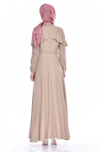 Mink Hijab Dress 2036-06