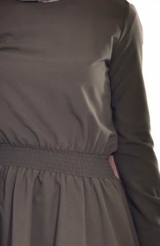Asimetrik Tunik Pantolon İkili Takım 0119-01 Haki
