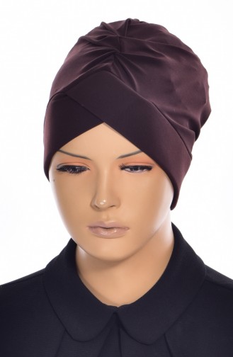 Bonnet de Bain Croisé 0018-10 Brun 0018-10