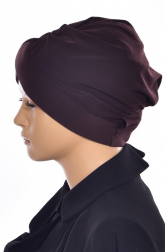 Bonnet de Bain Croisé 0018-10 Brun 0018-10