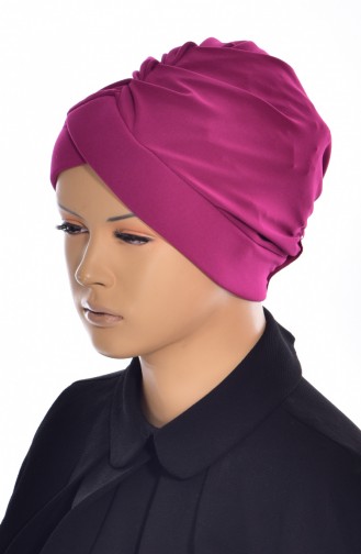 Bonnet de Bain Croisé 0018-18 Fushia Foncé 0018-18