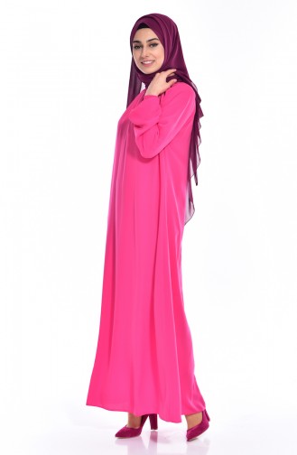 Pink Hijab Dress 0021-24