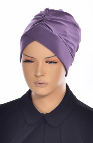 Bonnet de Bain Croisé 0018-14 Lila Foncé 0018-14