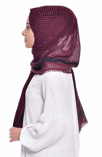 Claret Red Shawl 01