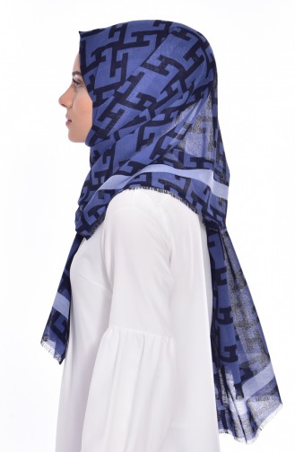 Indigo Shawl 05