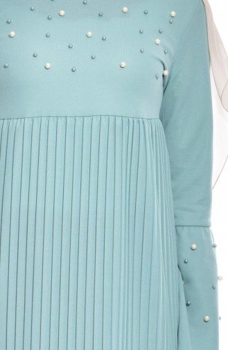 Mint green İslamitische Jurk 3657-12