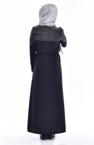 Black Hijab Dress 0005A-01