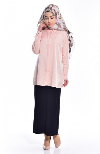 Salmon Overhemdblouse 7015-01