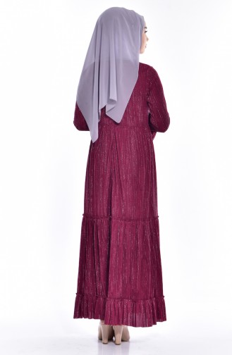 Cherry Hijab Dress 4137-03