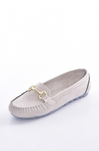 Women´s Flat Shoes  50194-15 Gray Suede 50194-15