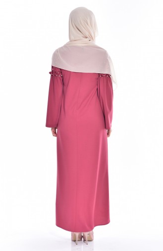 Dusty Rose Hijab Dress 5111-01