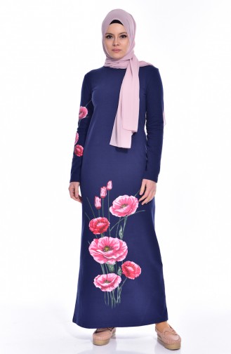 Robe Hijab Indigo 2919-10
