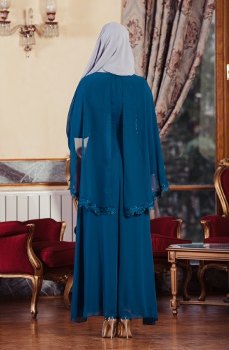 Habillé Hijab Pétrole 52662-02