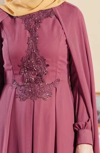 Dusty Rose Hijab Dress 52617-02