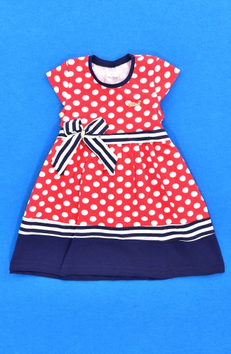 Robe Enfant Fille 9507-01 Rouge 9507-01