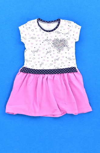 Für Mädchen Kids Kleid 9476-03 Zwetschge 9476-03