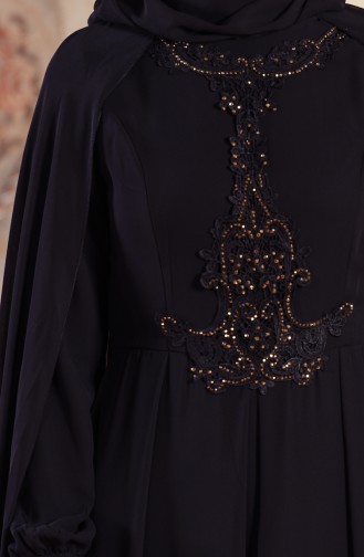 Black Hijab Dress 52617-06