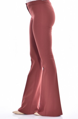 بنطال بقصة واسعة من الاسفل بتصميم سادة  3990-03