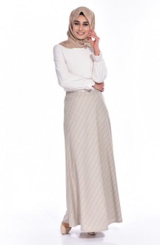 Dark Beige Skirt 3090-02