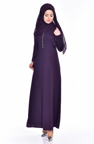 Robe Hijab Pourpre 2172-03