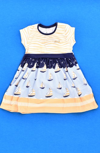 Robe Enfant Fille 9451-03 Jaune 9451-03