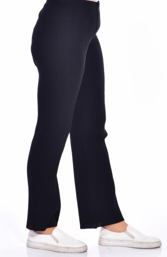 Beli Lastikli Pantolon 1904-01 Siyah