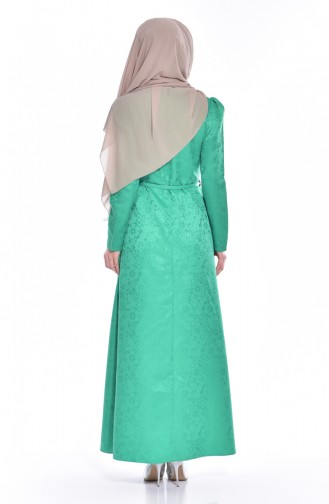 فستان أخضر حشيشي 3027-03