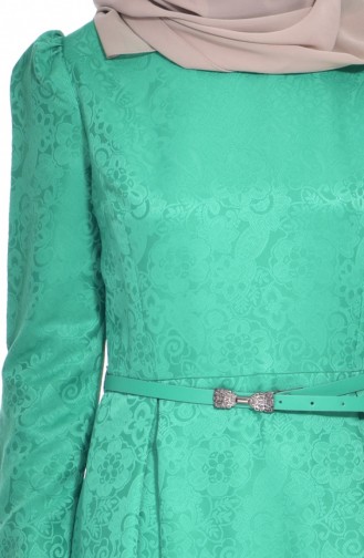 فستان أخضر حشيشي 3027-03