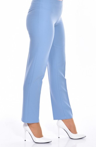 Pantalon a Fermeture de Côté 2875-20 Bleu Bébé 2875-20