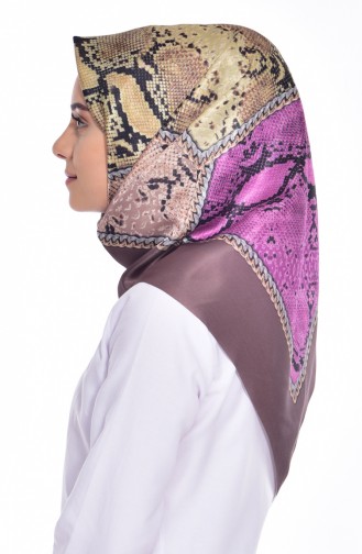 Kette gemustert Taft Kopftuch 95108-07 Khaki 07