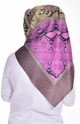 Kette gemustert Taft Kopftuch 95108-07 Khaki 07
