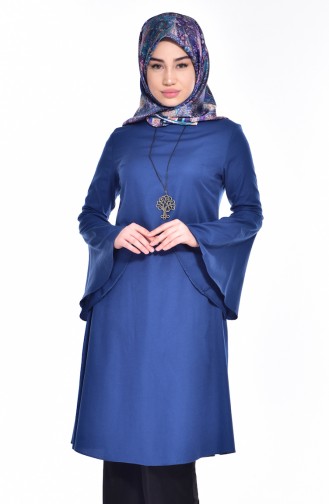 İspanyol Kol Tunik 2924-06 İndigo