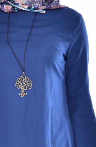 İspanyol Kol Tunik 2924-06 İndigo