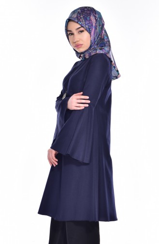 İspanyol Kol Tunik 2924-03 Lacivert
