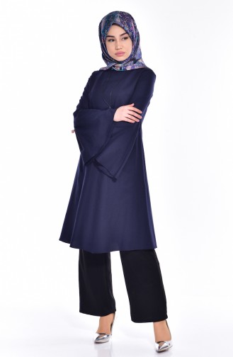 İspanyol Kol Tunik 2924-03 Lacivert
