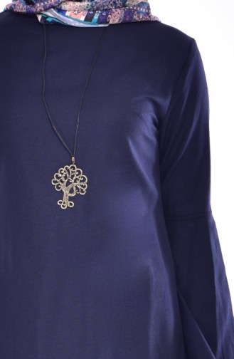 İspanyol Kol Tunik 2924-03 Lacivert