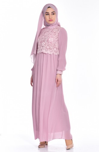 Robe Hijab Poudre 0835-04